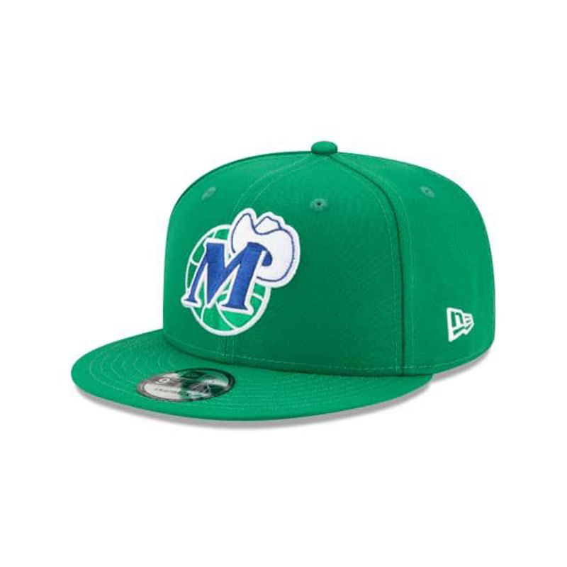 NBA Dallas Mavericks Hardwood Classic Nights 9Fifty Snapback (JIL2463) - Green New Era Caps